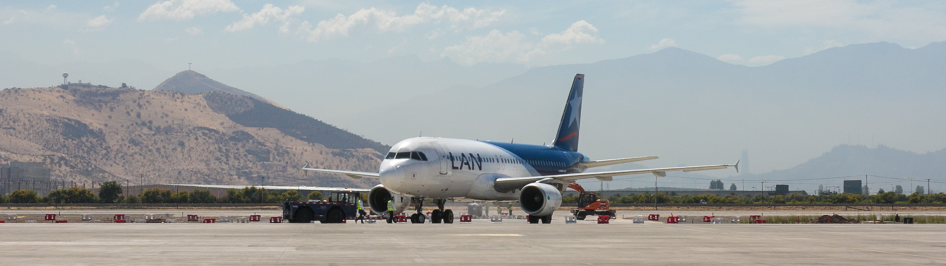 Transporte en avi&oacute;n (l&iacute;neas a&eacute;reas) en Santiago