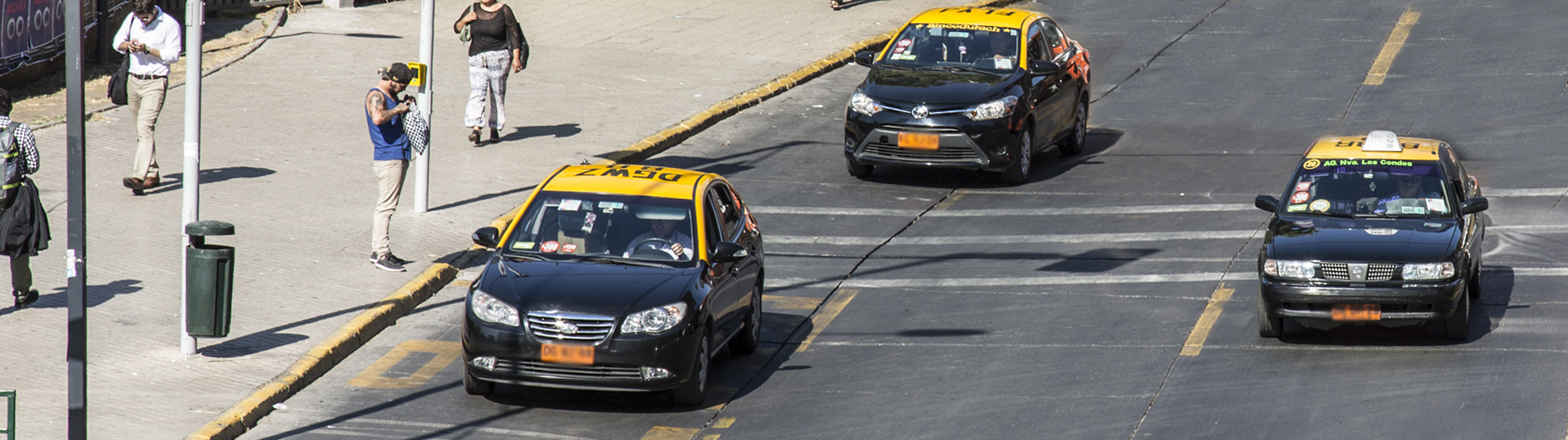 Taxis in Santiago