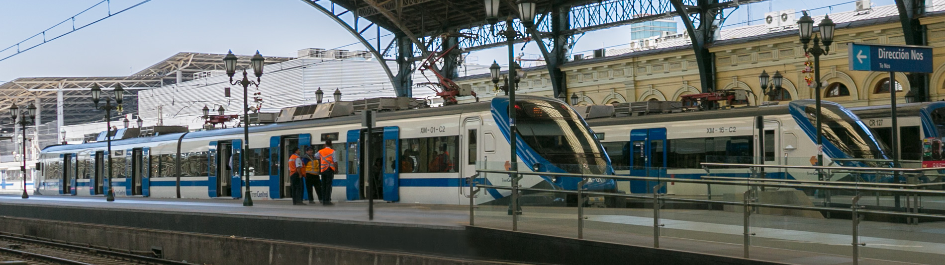 Trenes en Santiago