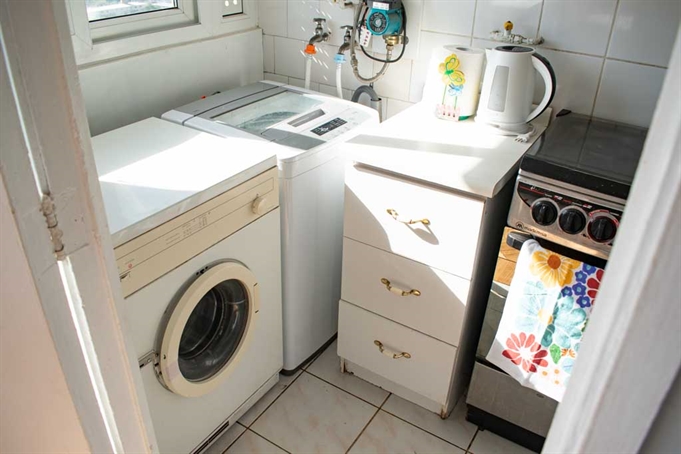 Cocina Lavadora y Secadora