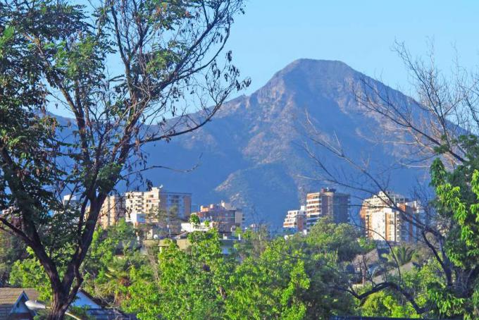 Vista al cerro Manquehue