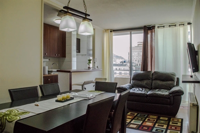 Furnished accommodation Huerfanos - Metro Santa Ana 14 (4129)