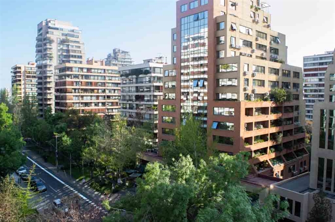 Vista Terraza Living y Habitación 1