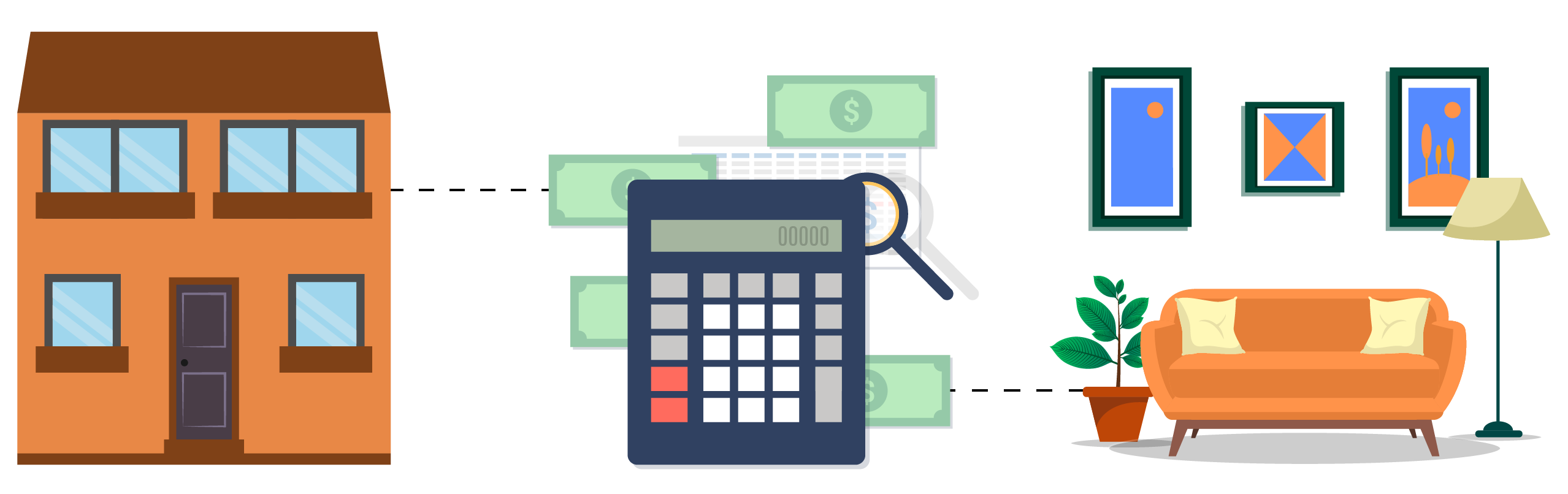 Is the agency fee different for furnished apartments and furnished rooms?